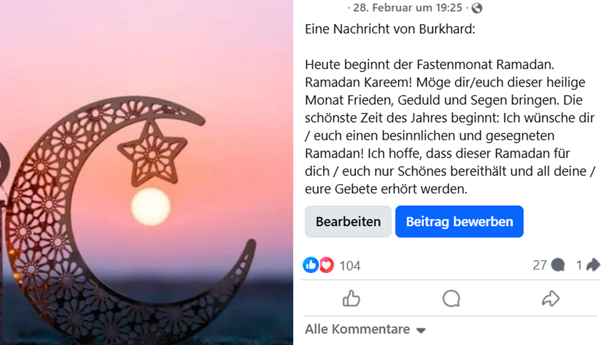 beitrag ramadan