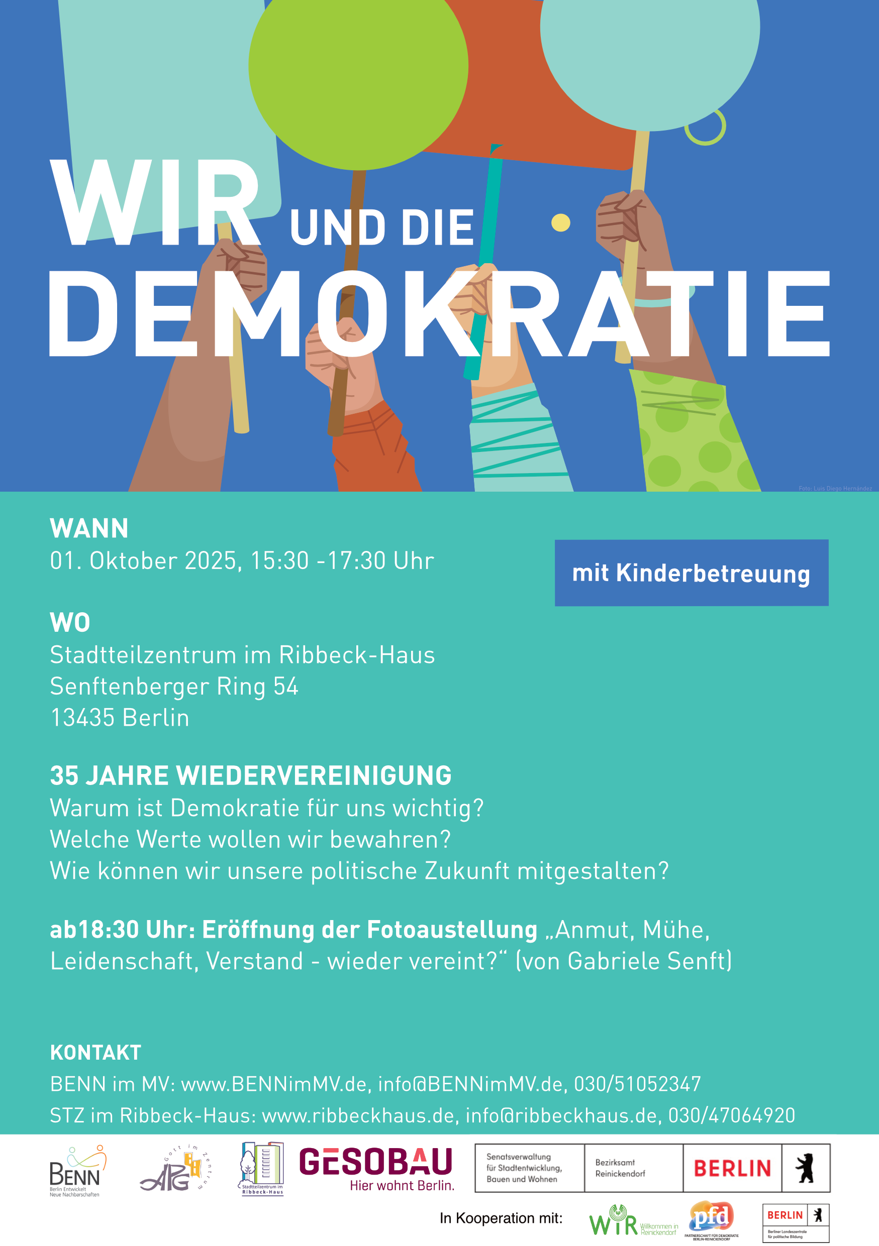 Demokratie Veranstaltung 01.10.2025 veranstaltung
