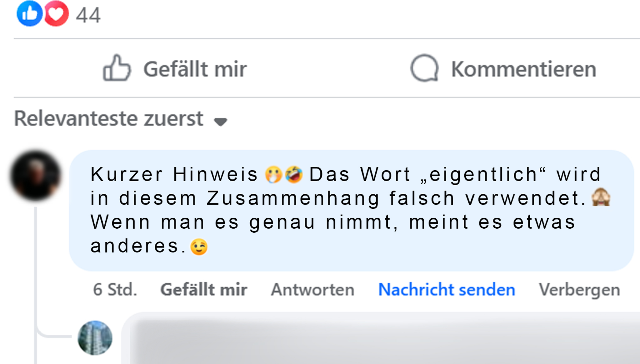 kommentar kommentar